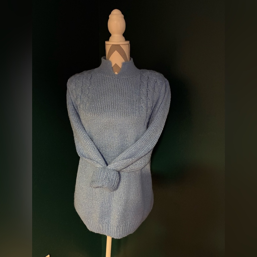 Vintage Cornflower Blue Sweater
